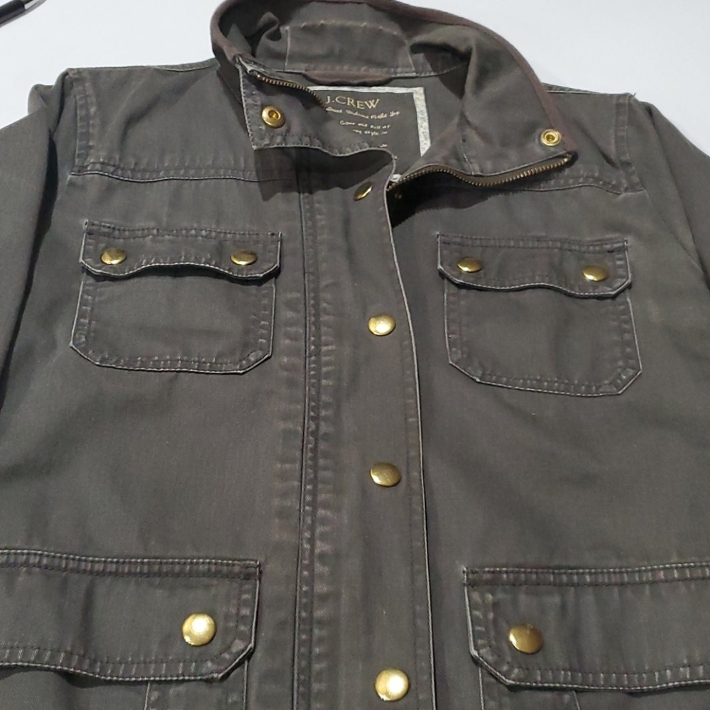 J Crew cotton light weight jacket